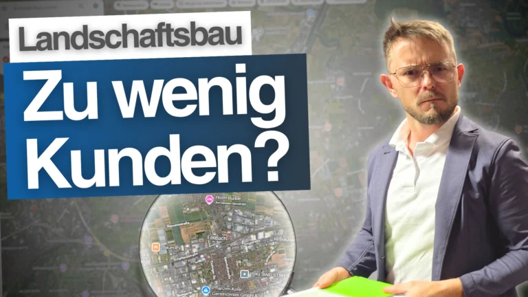 Sebastian Wlodarczyk analysiert das Online-Marketing eines Landschaftsgärtners aus Fellbach auf Basis der A3-Wachstumsblaupause